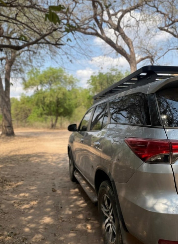 Self driving in South Luangwa